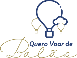 Logo original Quero Voar de Balão